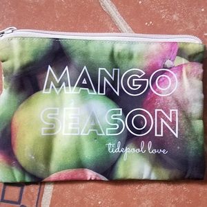 Tidepool love Mango cosmetic pouch
